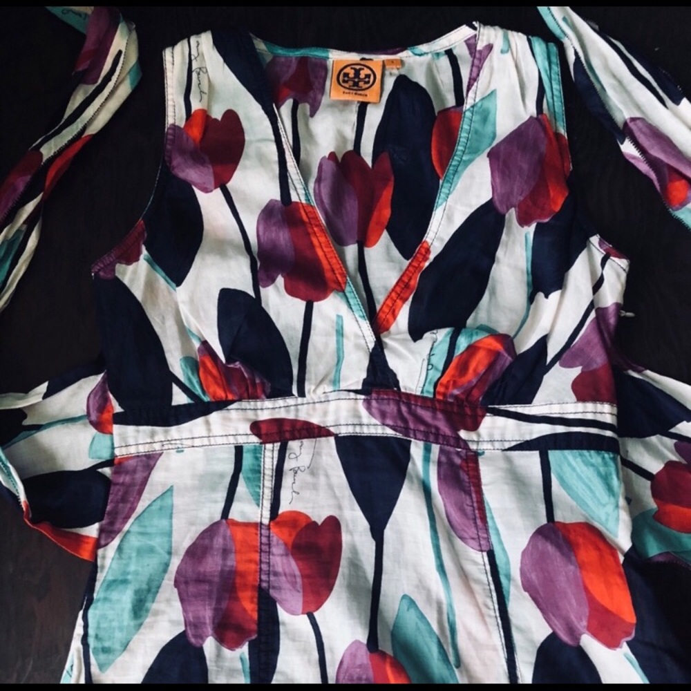 Tory Burch colorful top!
